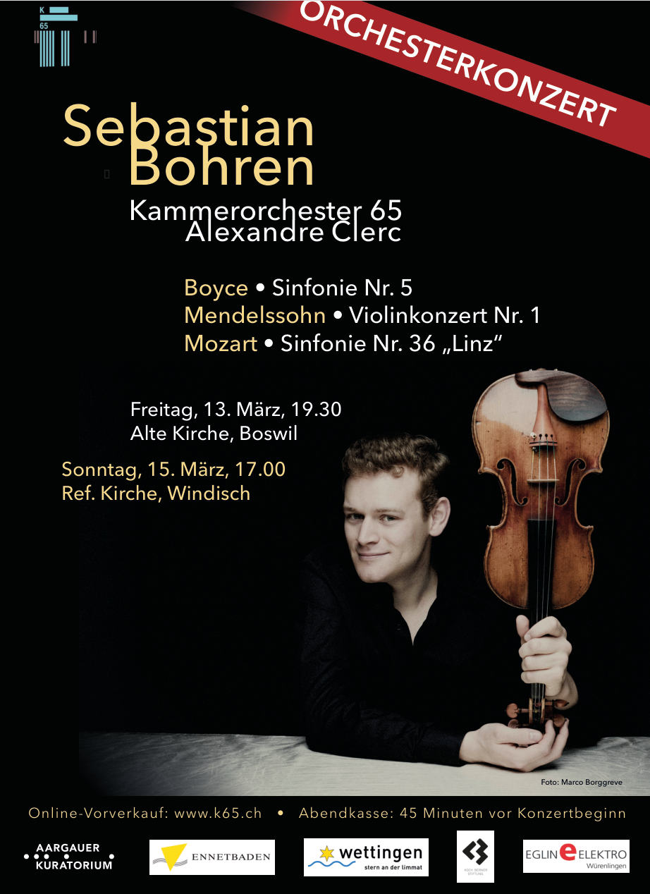Flyer K65 März 2025 Sebastian Bohren